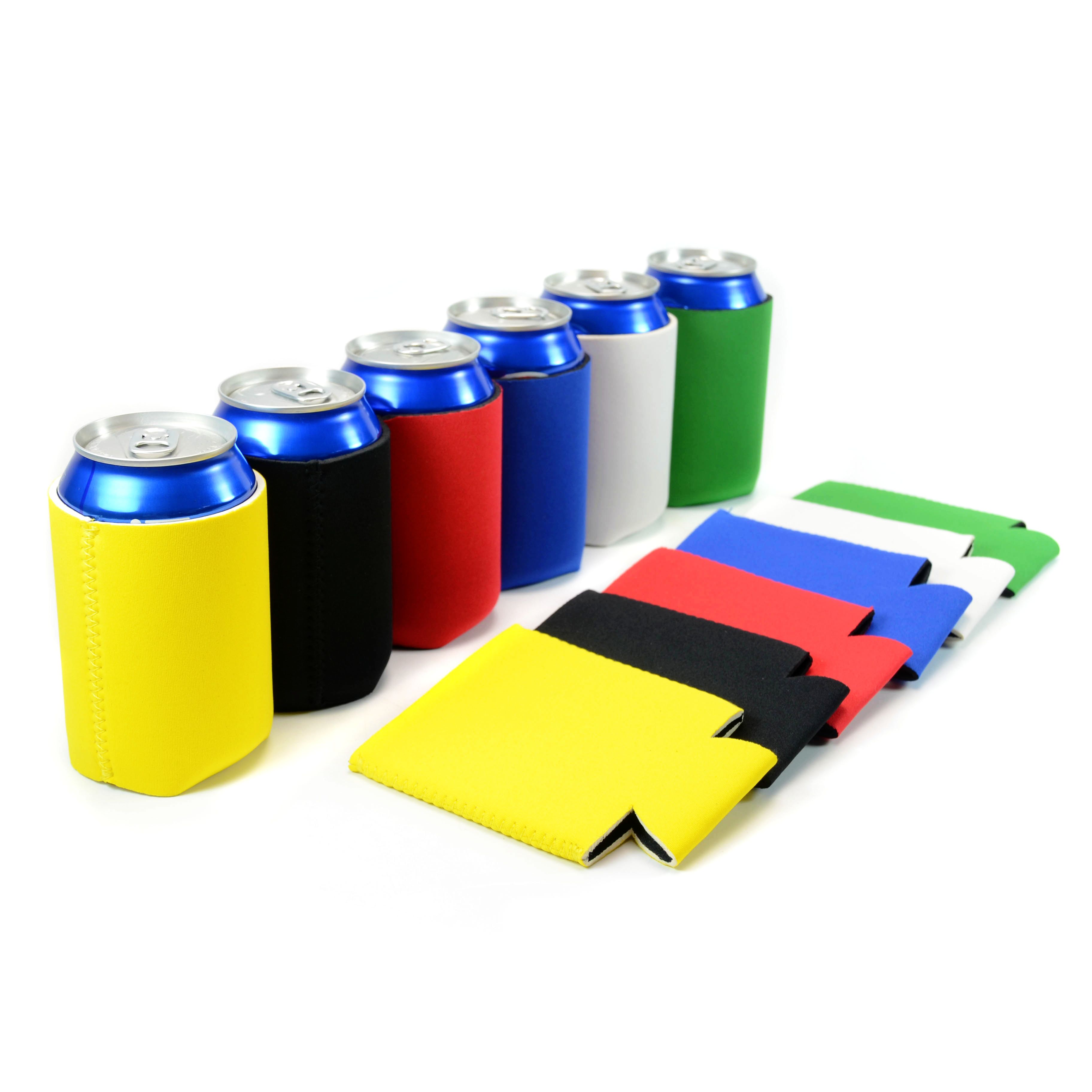 Neoprene Beer Can Cooler Sleeve (Multi Colors 12-Pack)